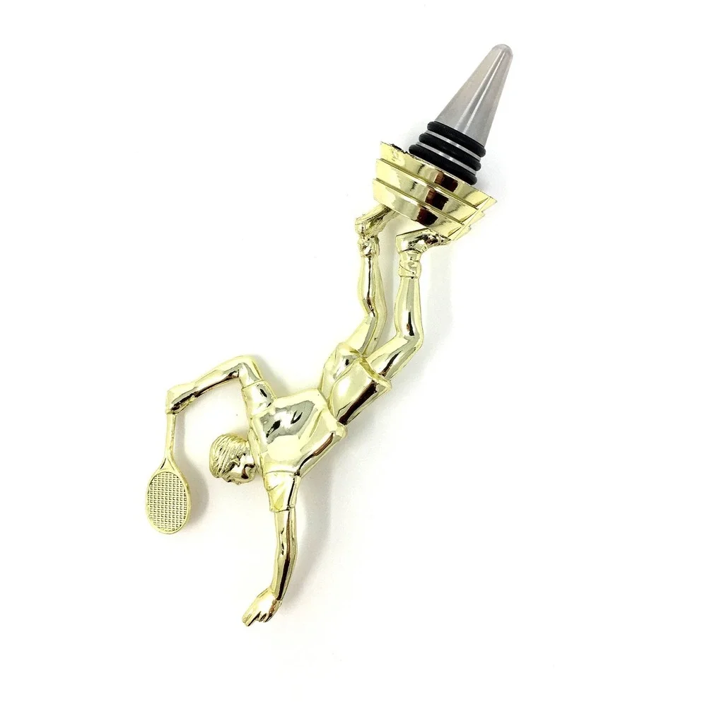 Handmade Bottle Stopper made from Repurposed Tennis Trophy